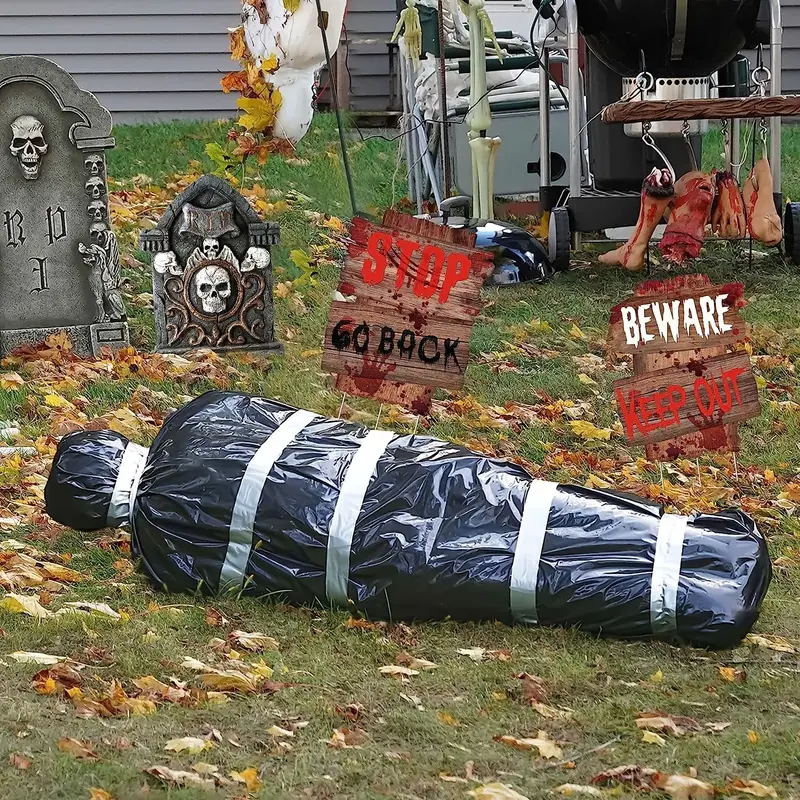 Spider Web Halloween Decoration - Halloween Horror Dead Body Prop Outdoor
