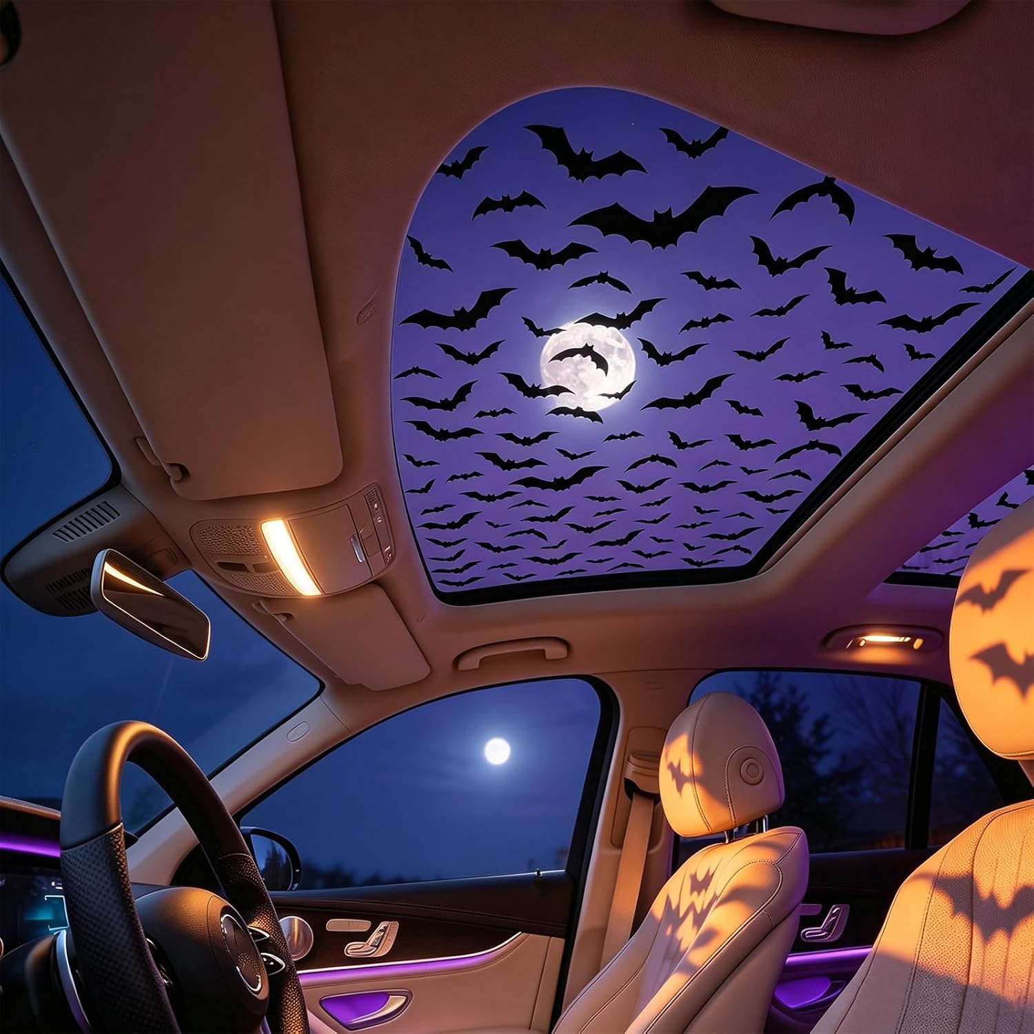 Car Sunroof Stickers Halloween - Spider Web Halloween Decoration review and price