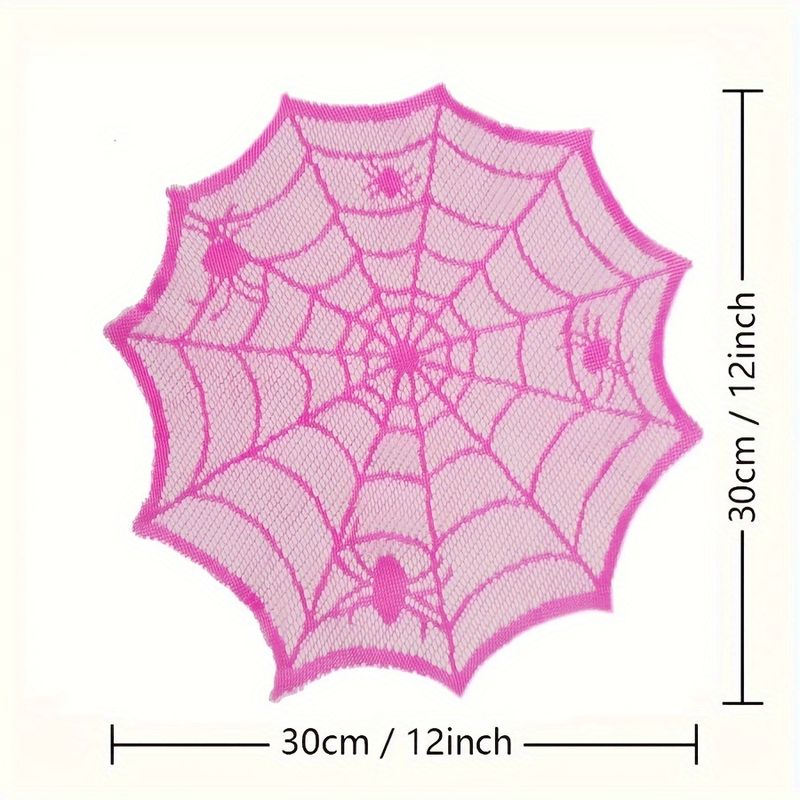 VIKAMA Rose Red Lace Spider We - Spider Web Halloween Decoration review and price