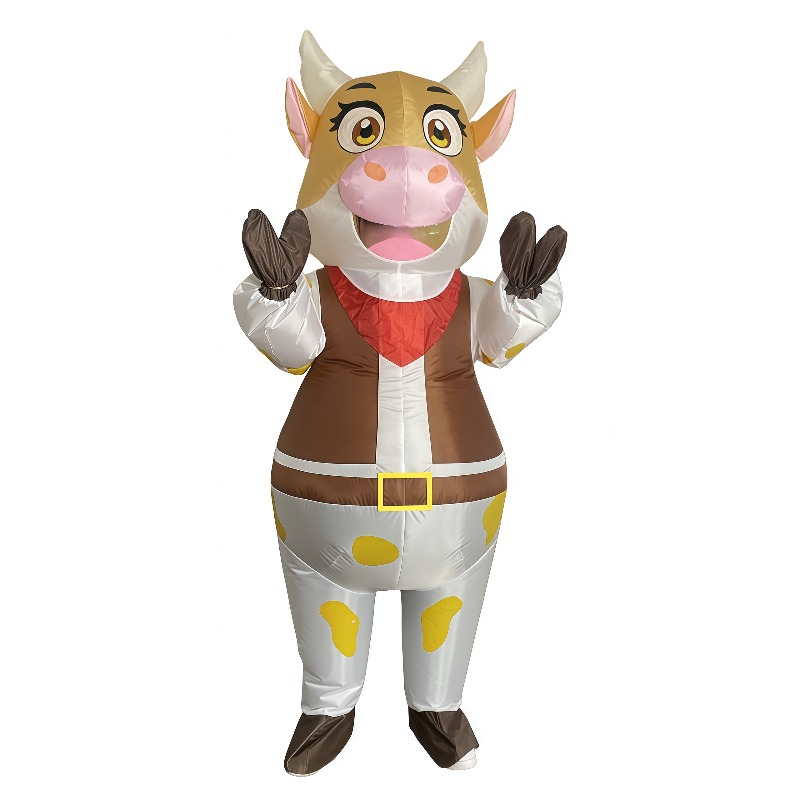 Adult Cow Inflatable Costume F - Halloween Costume Adult review and price