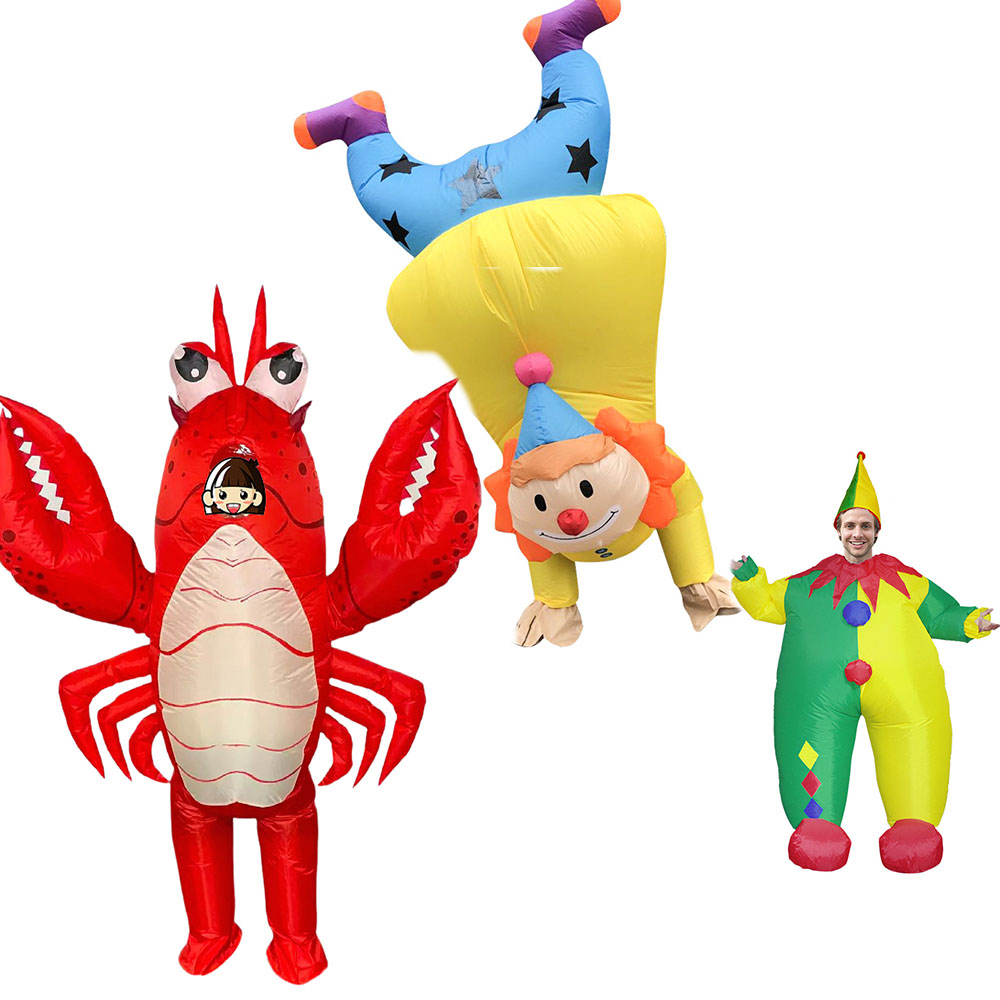 Inflatable Clown Costume for A - Halloween Costume Adult review and price