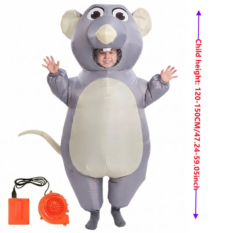 Adult Kids Inflatable Gray Mou - Halloween Costume Kids review and price