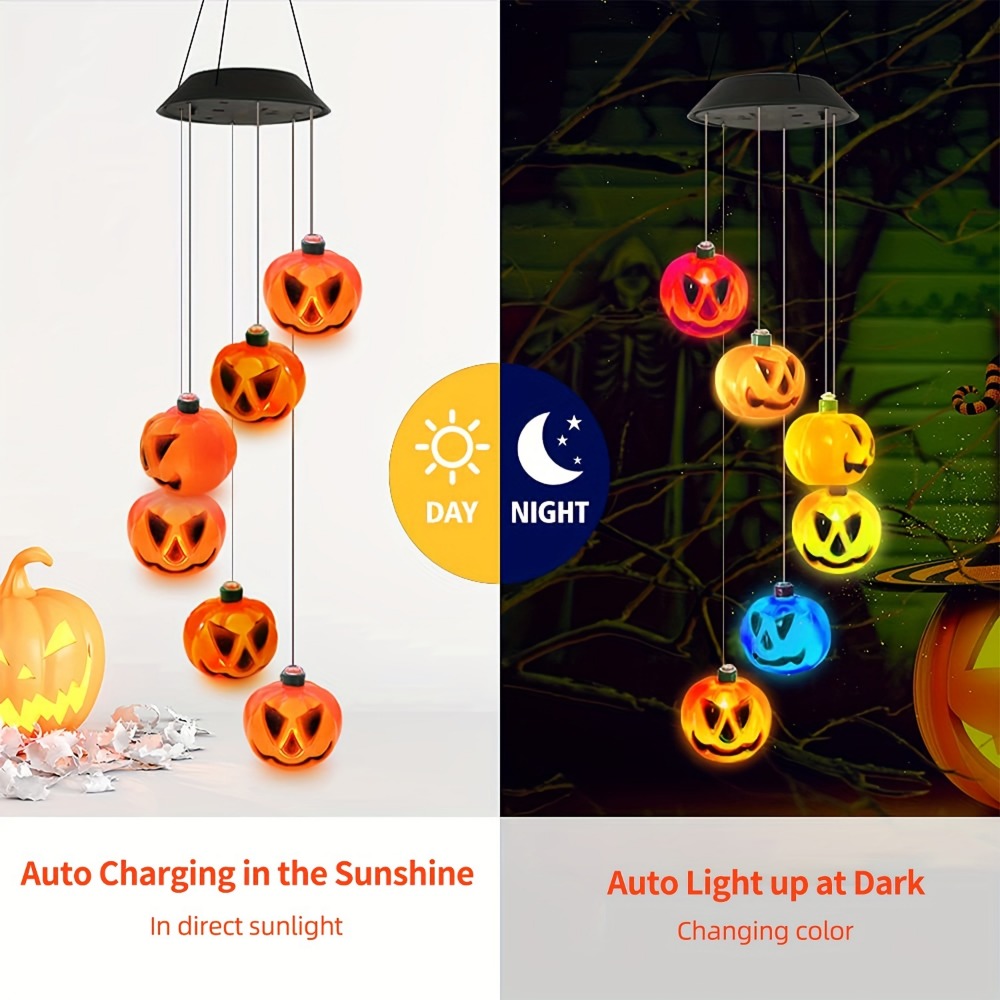 Solar-Powered Halloween Pumpki - Halloween Pumpkin Decor Led review and price