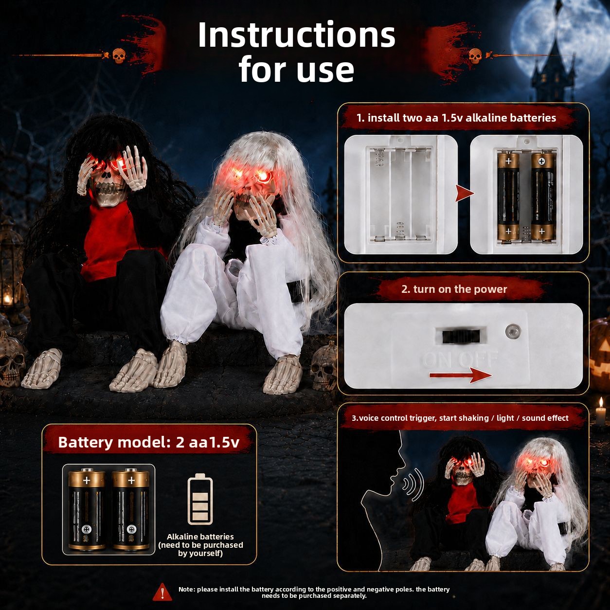 Halloween Outdoor Garden Sitti - Halloween Skeleton Decoration review and price