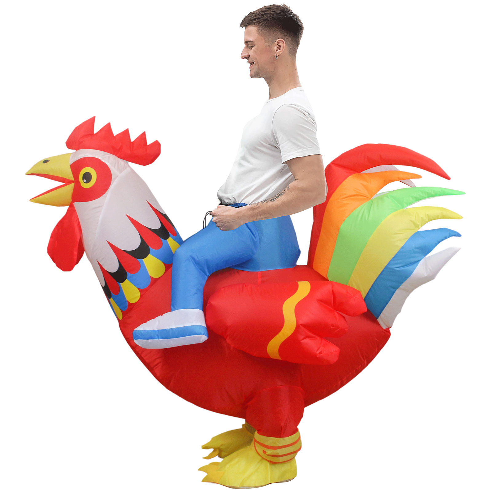 Halloween Funny Rooster Inflat - Halloween Costume Adult review and price
