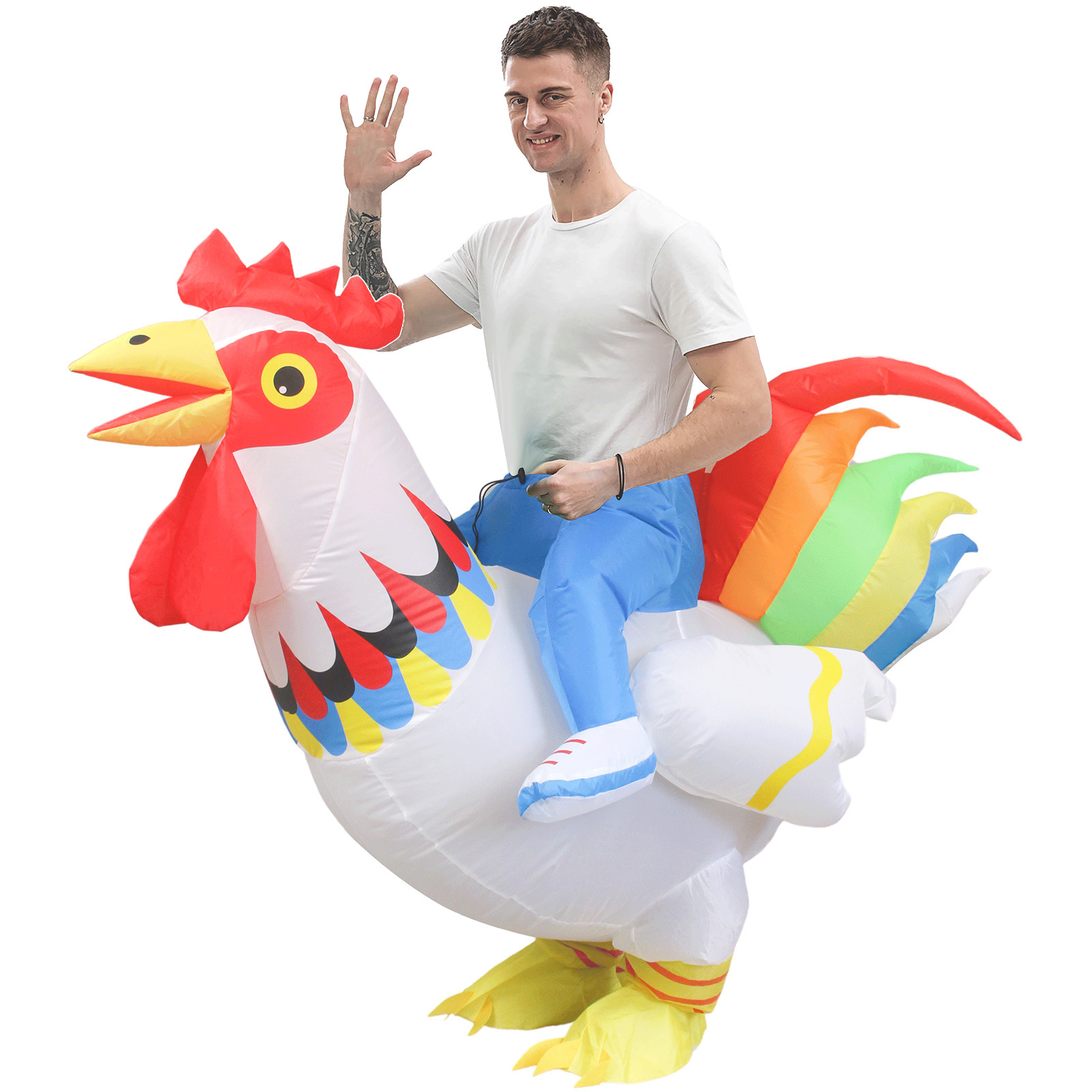 Halloween Funny Rooster Inflat - Halloween Costume Adult review and price