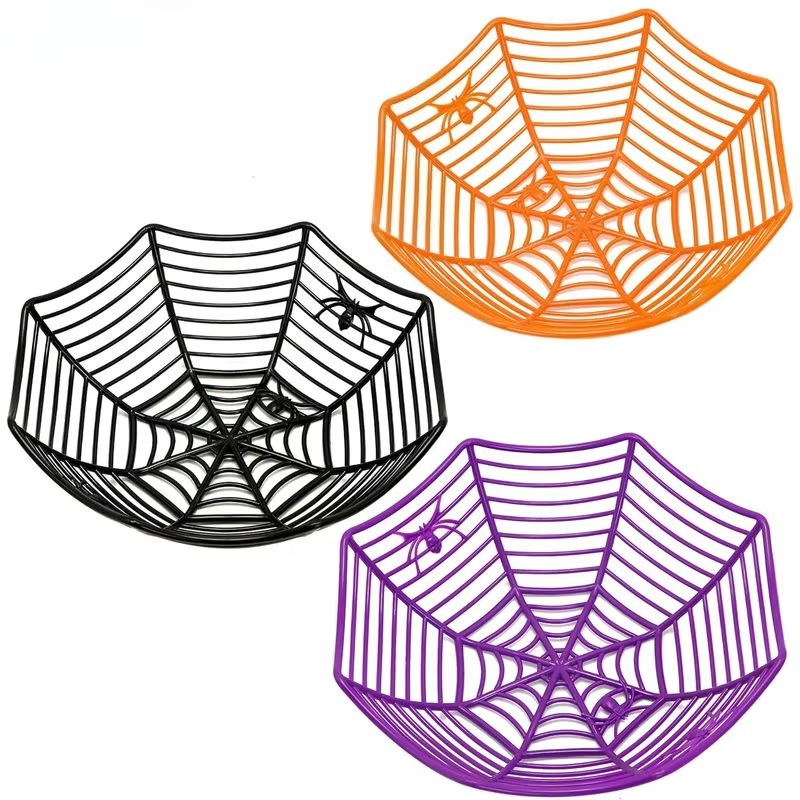 1/3 Pcs Halloween Candy Bowl S - Spider Web Halloween Decoration review and price