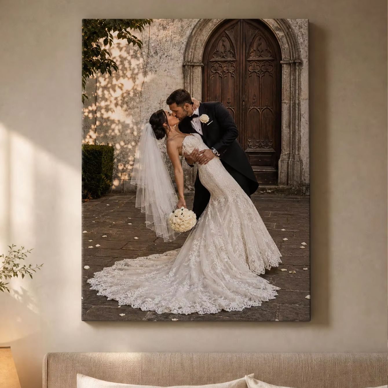 Custom Photo Canvas Print, Per - Halloween Party Supplies review and price