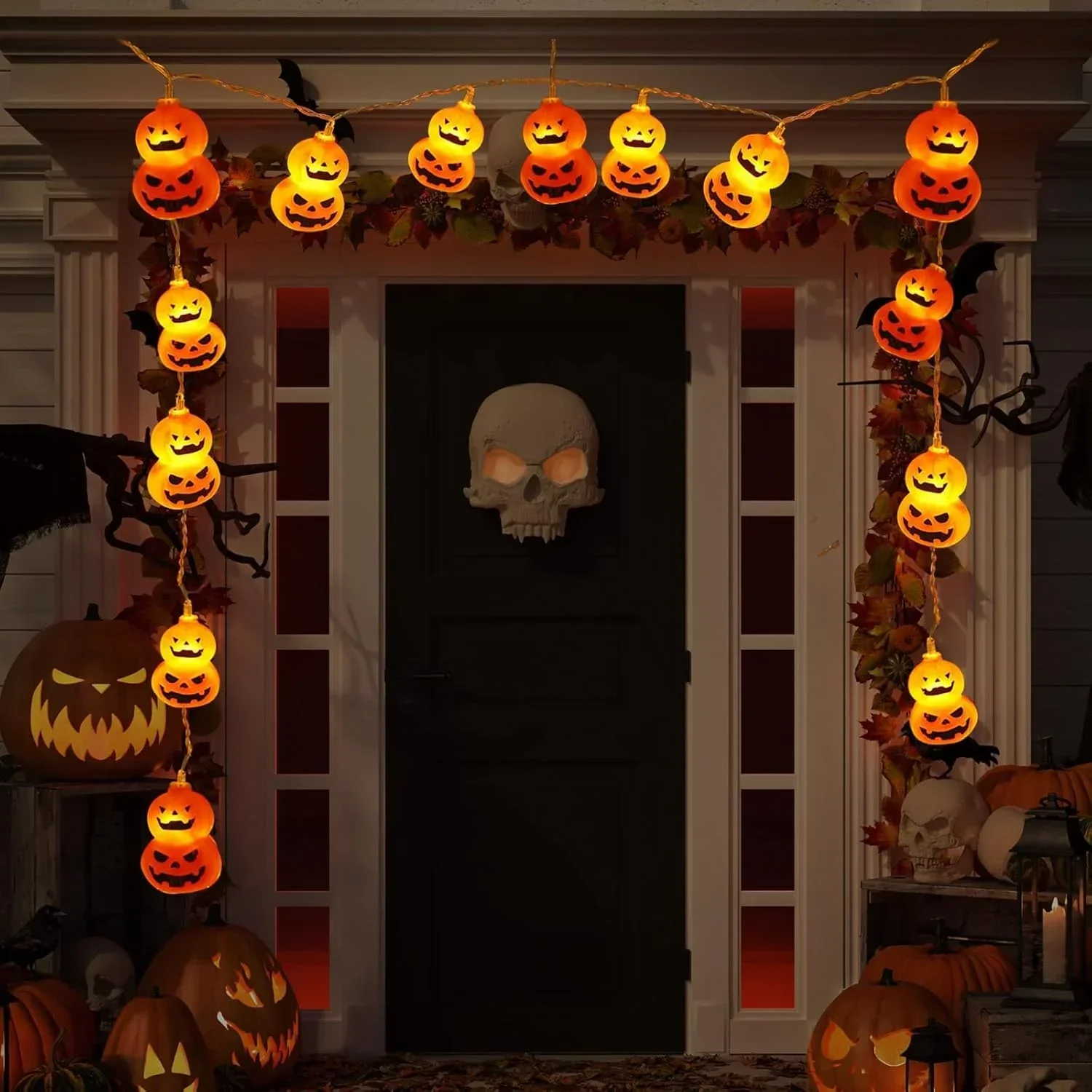 Jack O Lantern String Lights,  - Halloween Led String Lights Orange review and price
