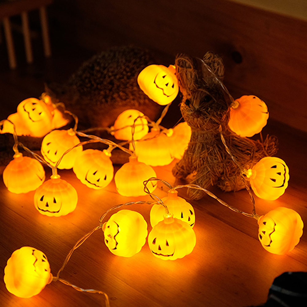 Halloween 3D Pumpkin LED Strin - Halloween Led String Lights Orange review and price