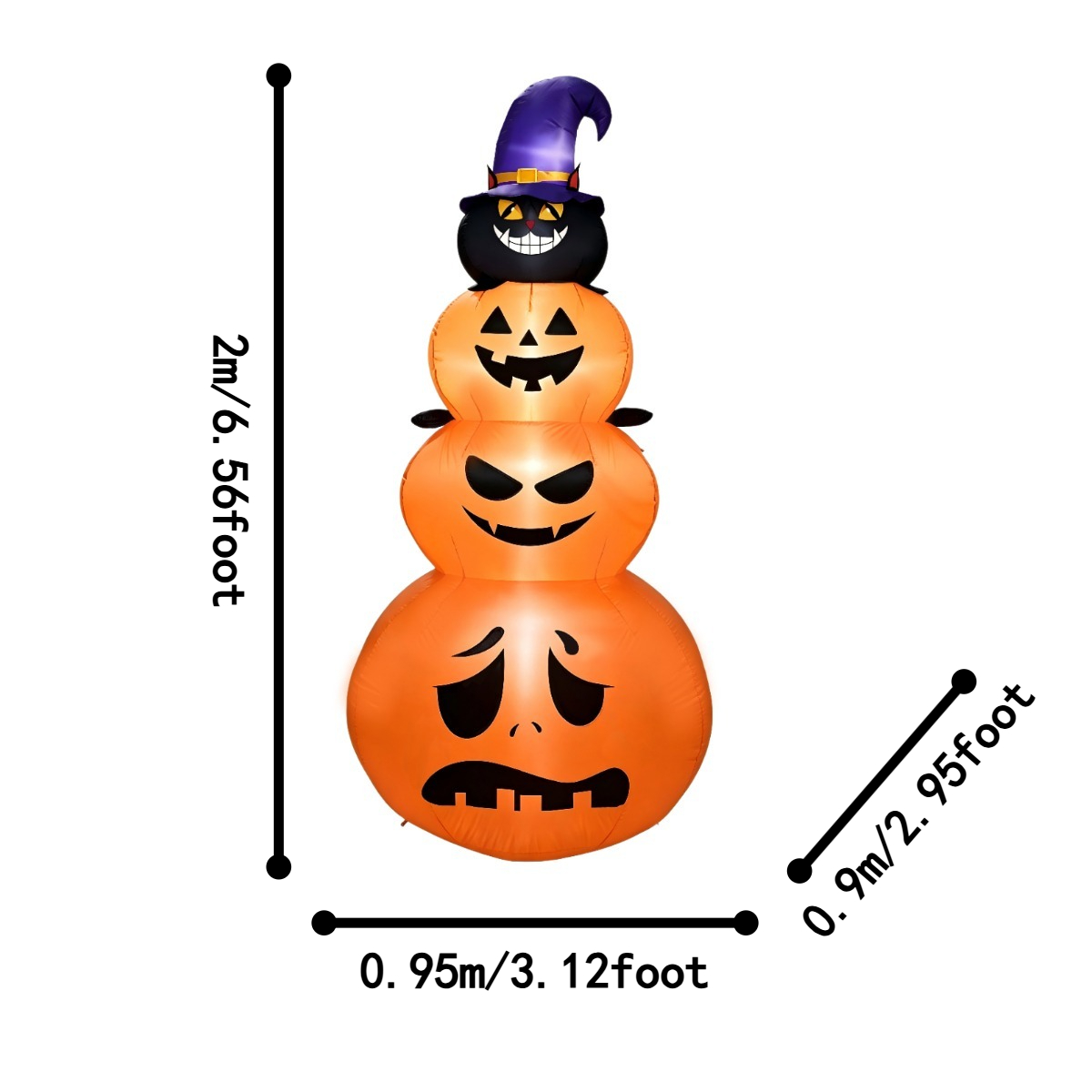 Outdoor Holiday Decorations Ha - Halloween Pumpkin Decor Led review and price