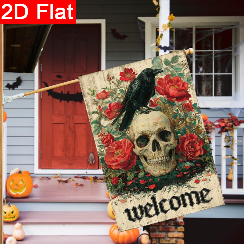 2D Flat - 2D Flat Halloween We - Halloween Skeleton Decoration review and price