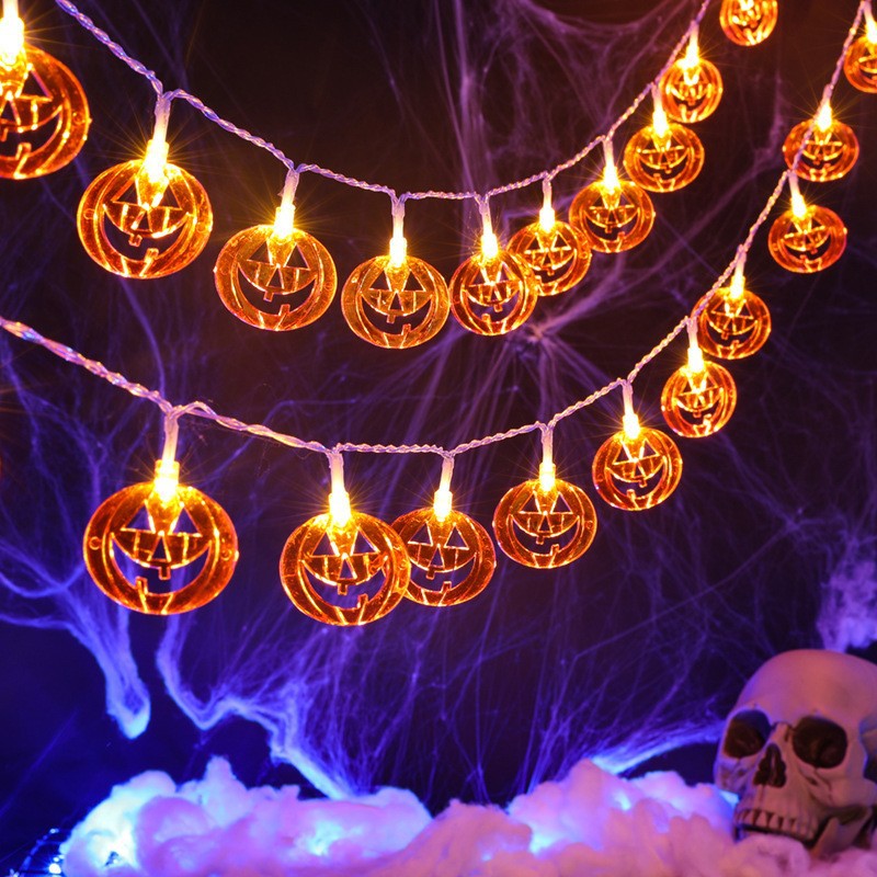 Halloween Hollow Cutout Pumpki - Halloween Led String Lights Orange review and price