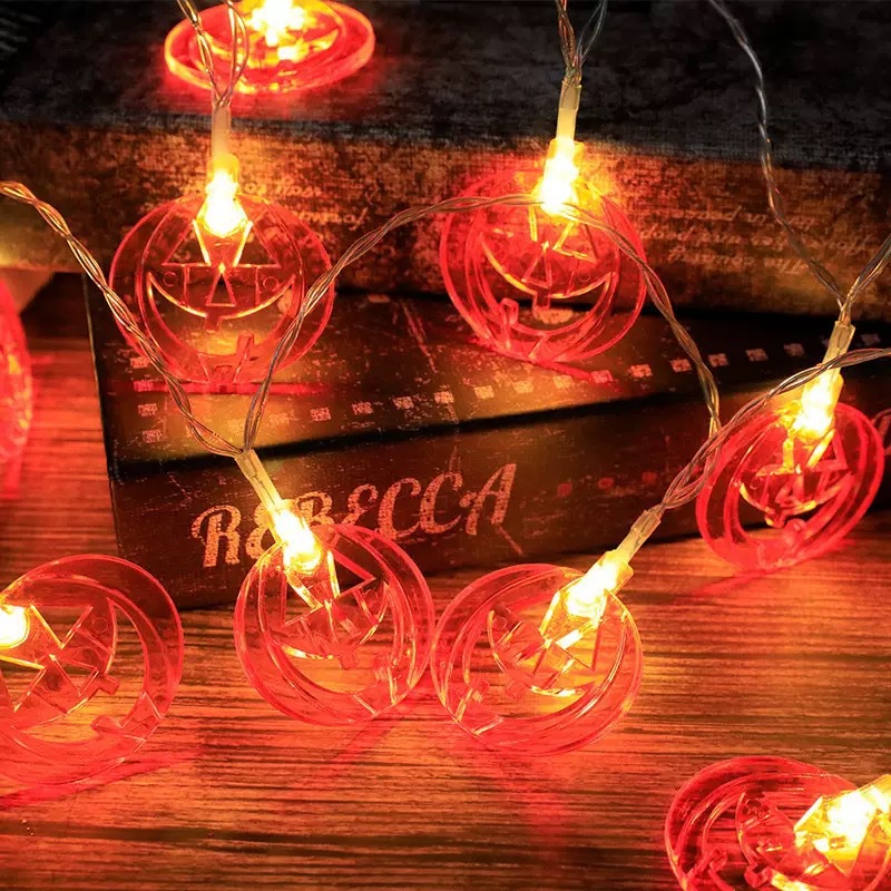 Halloween Hollow Cutout Pumpki - Halloween Led String Lights Orange review and price