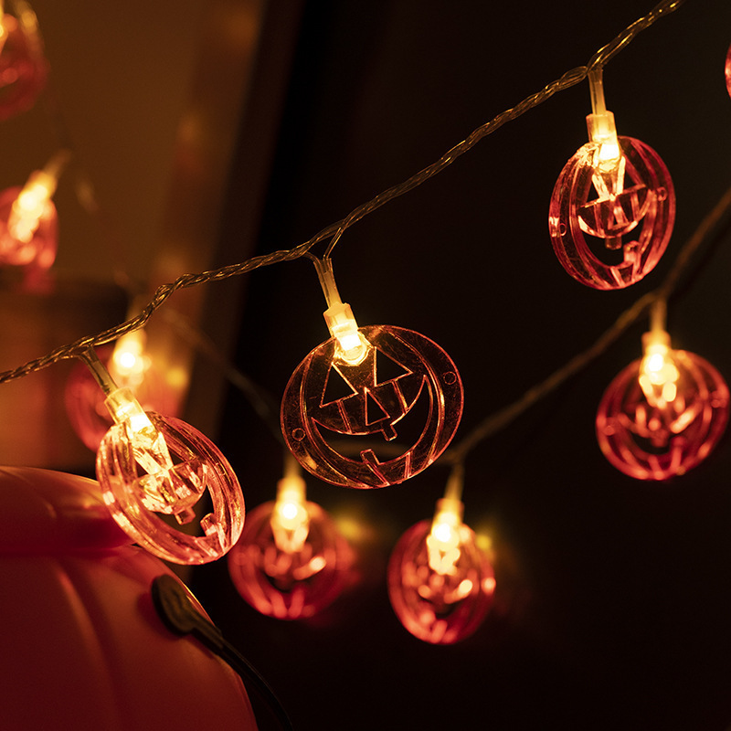 Halloween Hollow Cutout Pumpki - Halloween Led String Lights Orange review and price