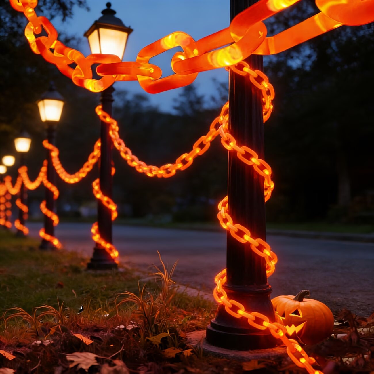 78.74in Halloween Outdoor Sola - Halloween Led String Lights Orange review and price