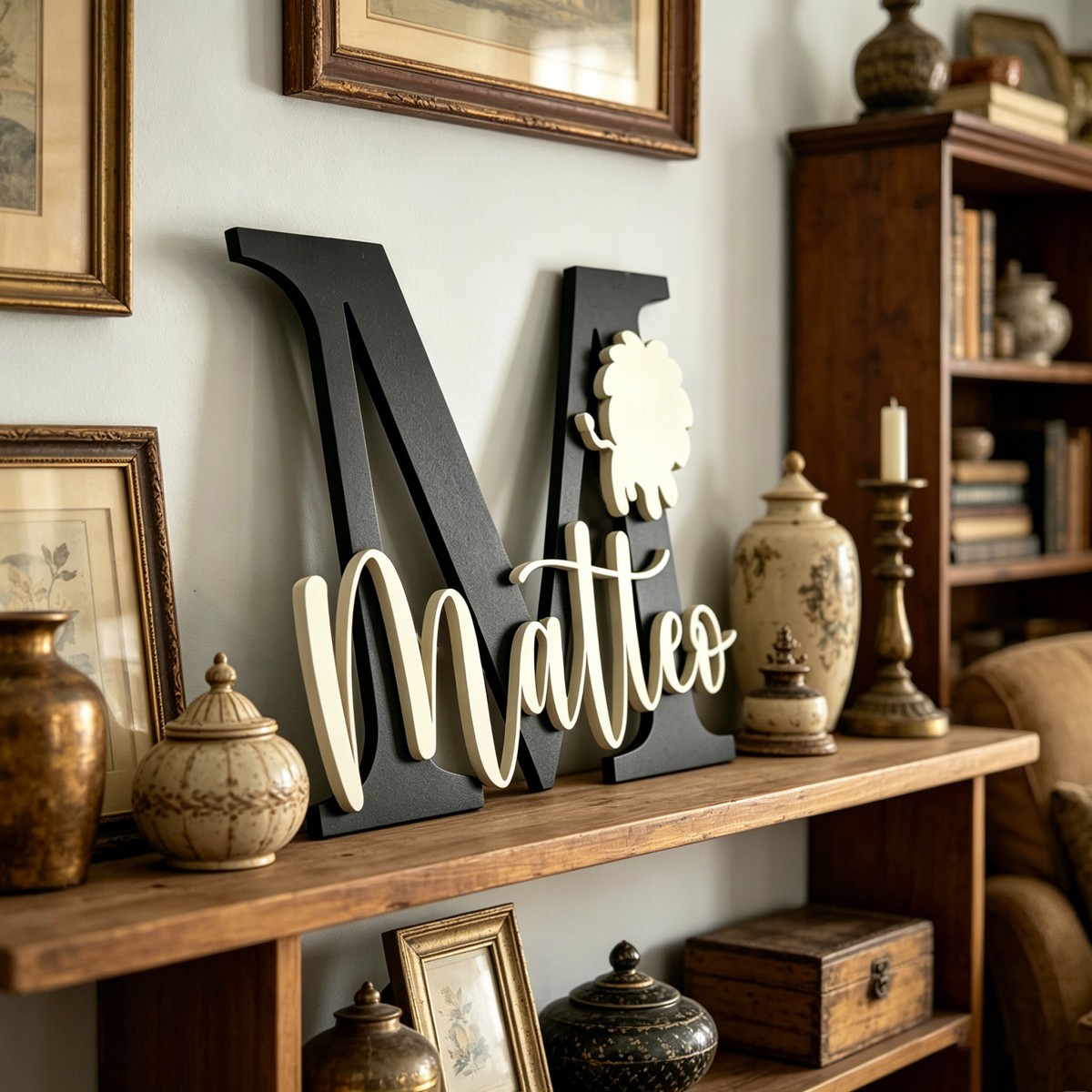 1Pc Custom Lion Name & Initial - Halloween Party Supplies review and price