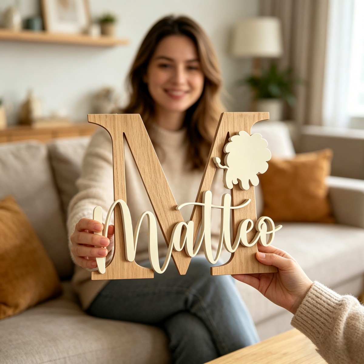 1Pc Custom Lion Name & Initial - Halloween Party Supplies review and price
