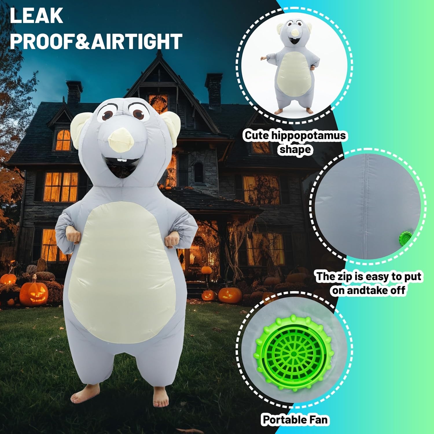 Inflatable Mouse Costume for A - Halloween Costume Adult review and price
