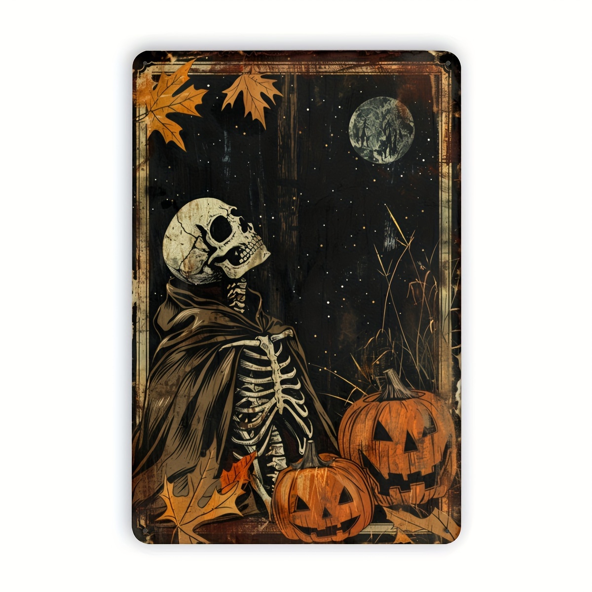 Halloween Skeleton and Pumpkin - Halloween Skeleton Decoration review and price