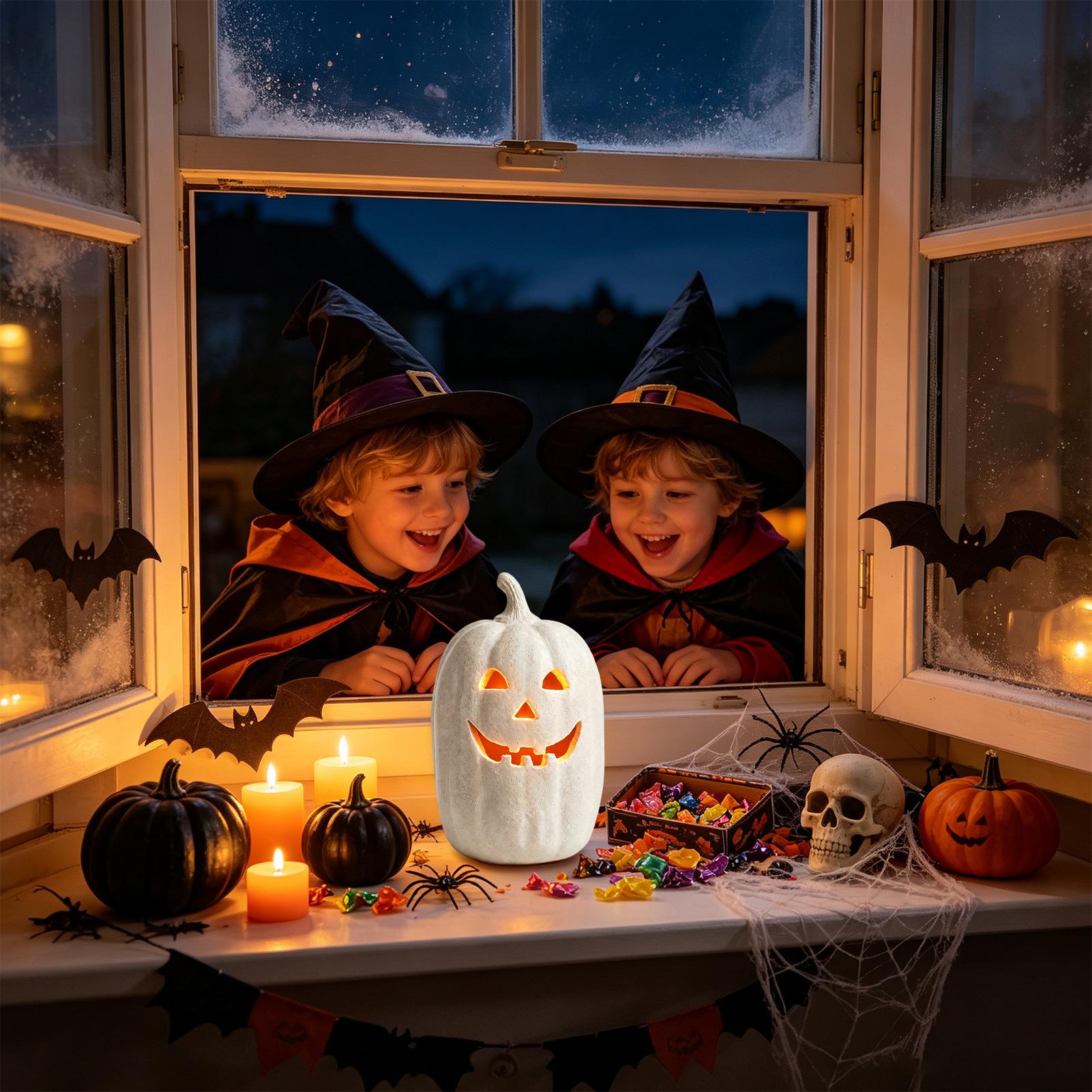 Halloween Pumpkin Decor Resin  - Pumpkin Lantern Halloween review and price