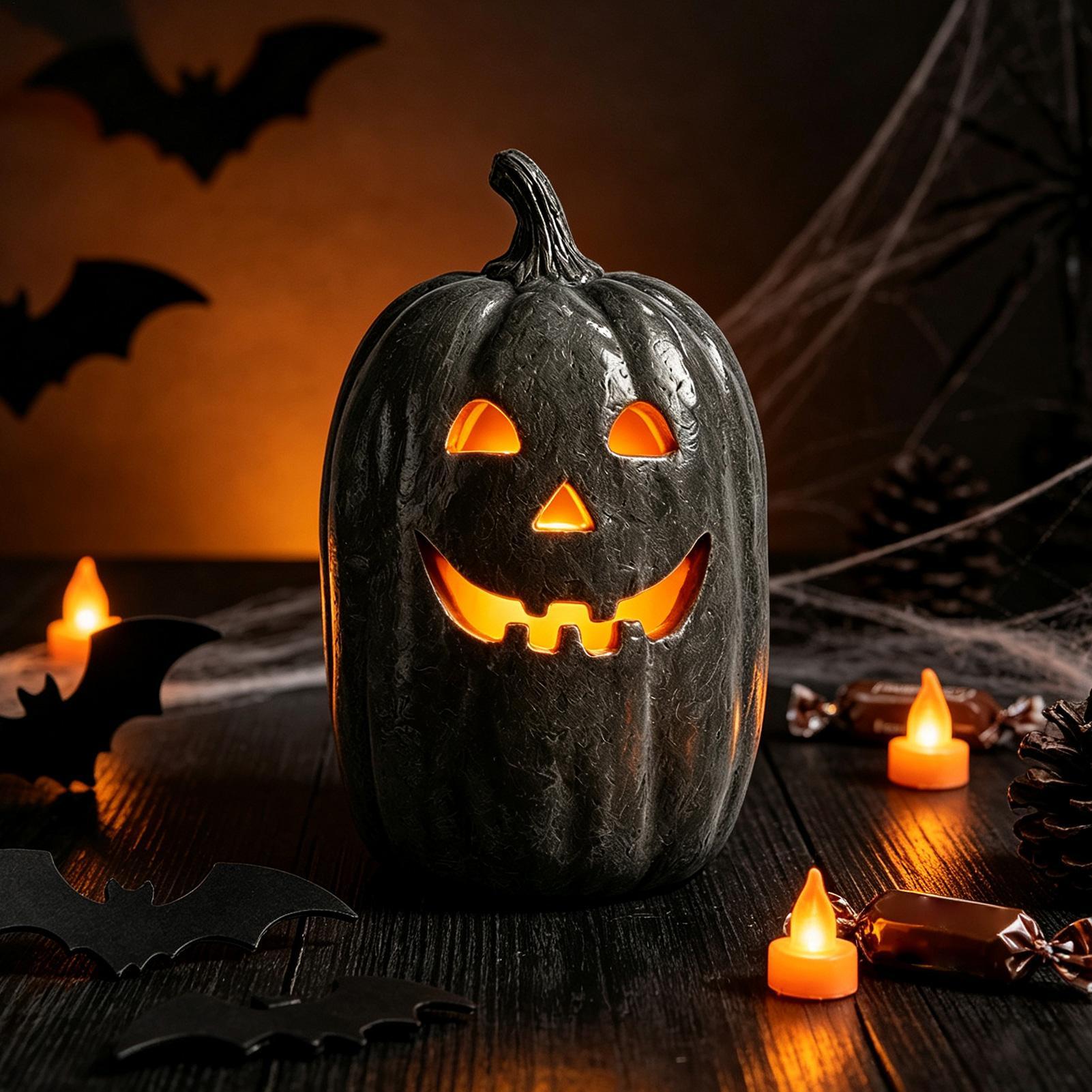 Halloween Pumpkin Decor Resin  - Pumpkin Lantern Halloween review and price